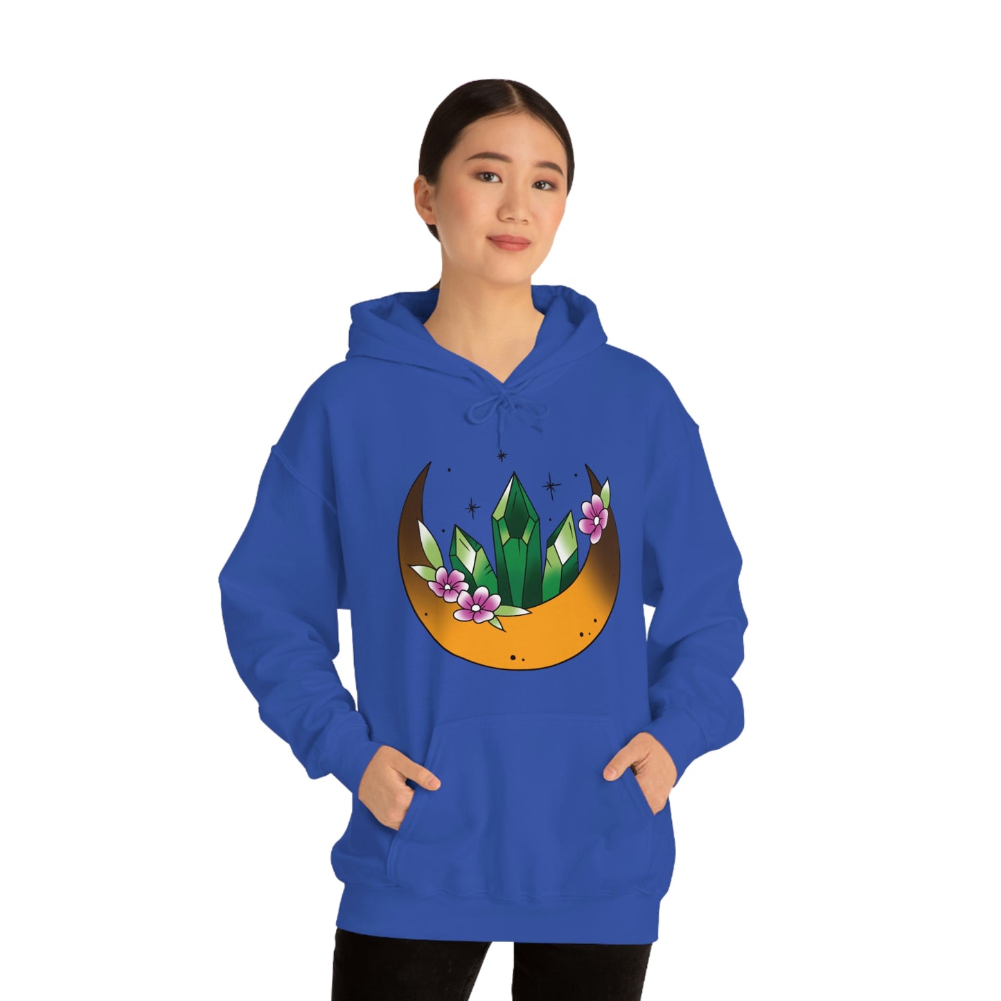 Green Crystal Unisex Heavy Blend™ Hooded Sweatshirt