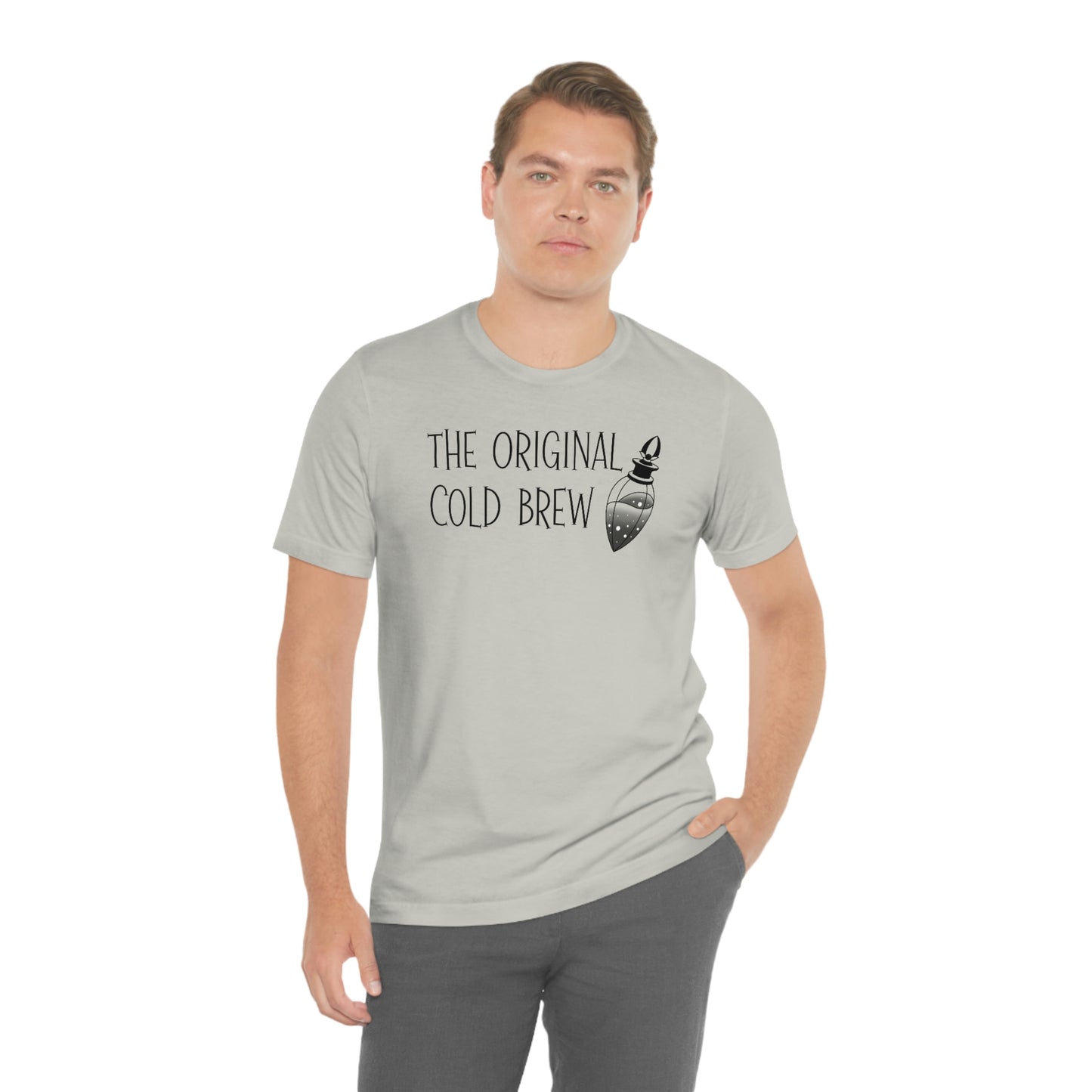 The Original Cold Brew Black Font Unisex Jersey Short Sleeve Tee