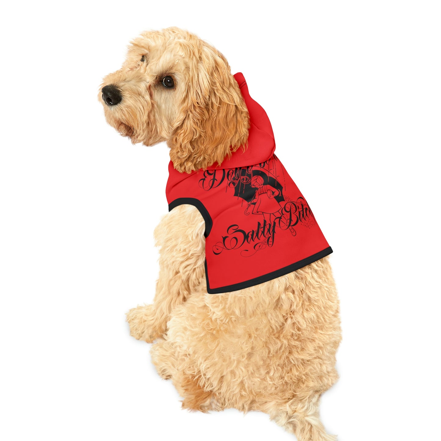 Don't Be Salty Red Dog Hoodie