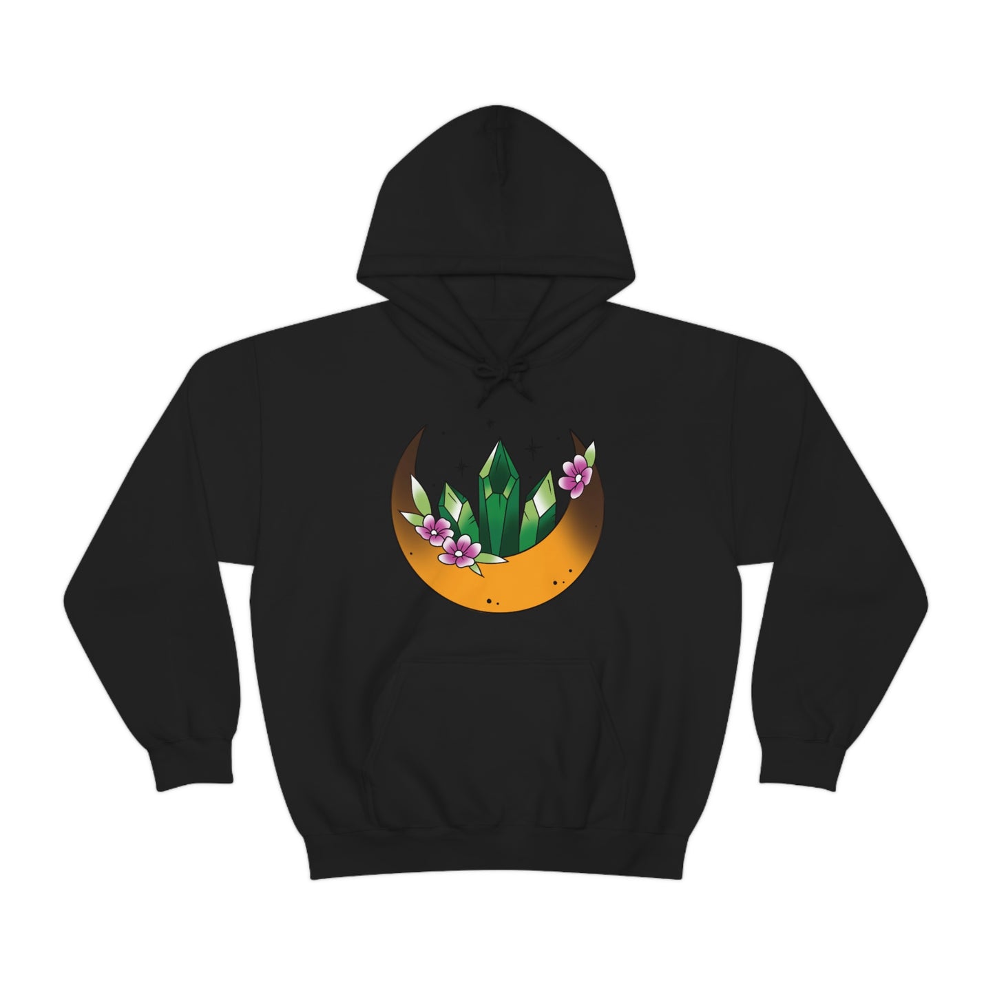 Green Crystal Unisex Heavy Blend™ Hooded Sweatshirt