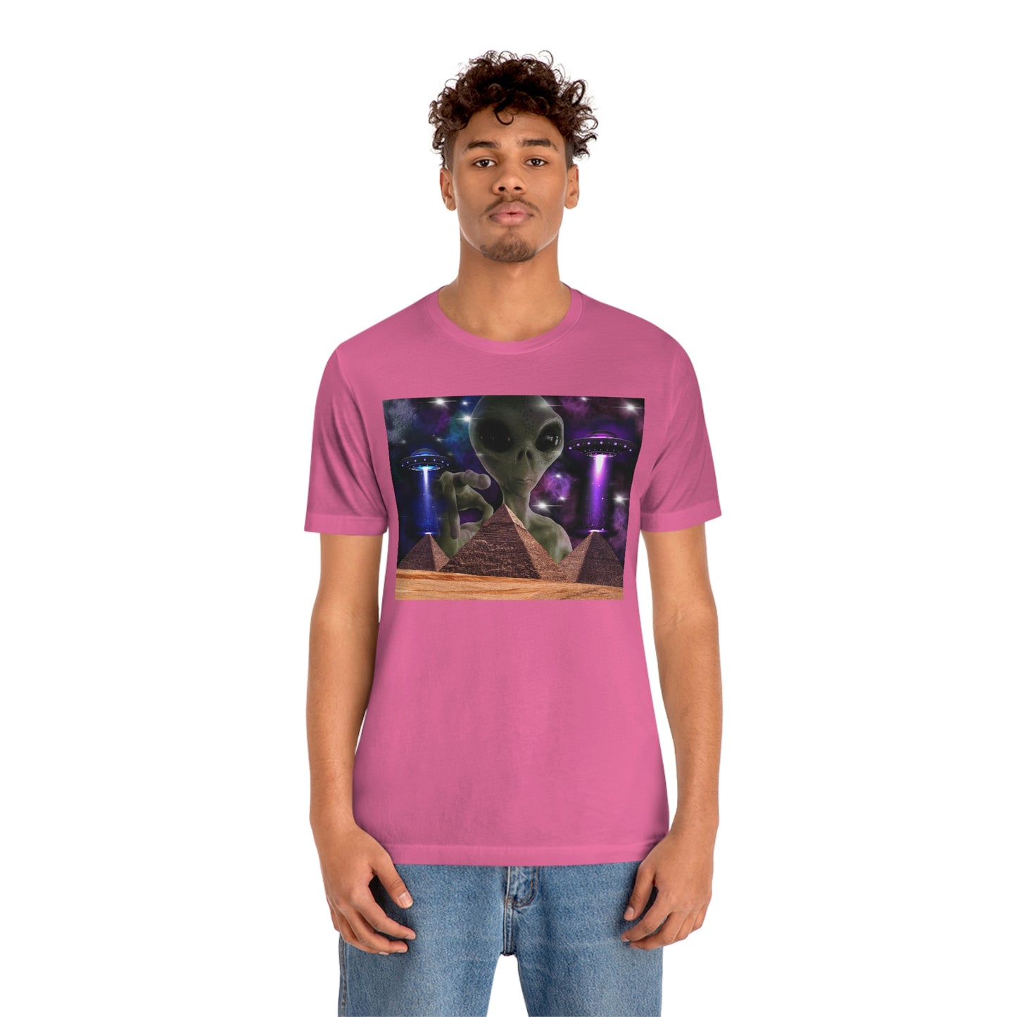 Alien Invasion Unisex Jersey Short Sleeve Tee