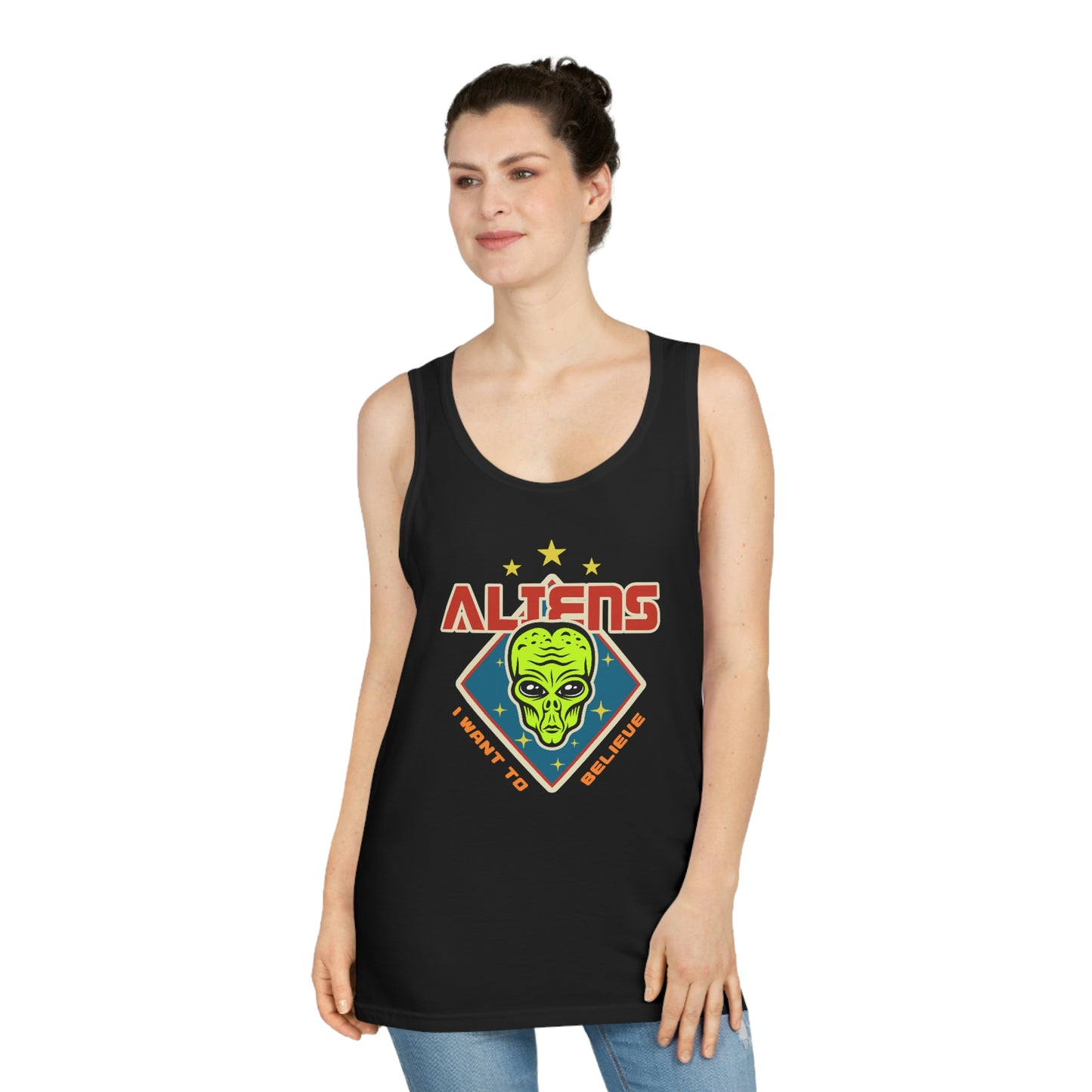 Aliens I Want to Believe Unisex Softstyle™ Tank Top