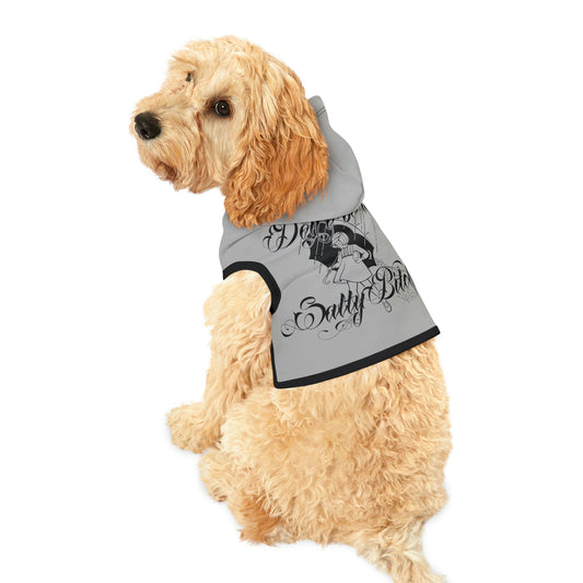 Don't Be Salty Grey Dog Hoodie