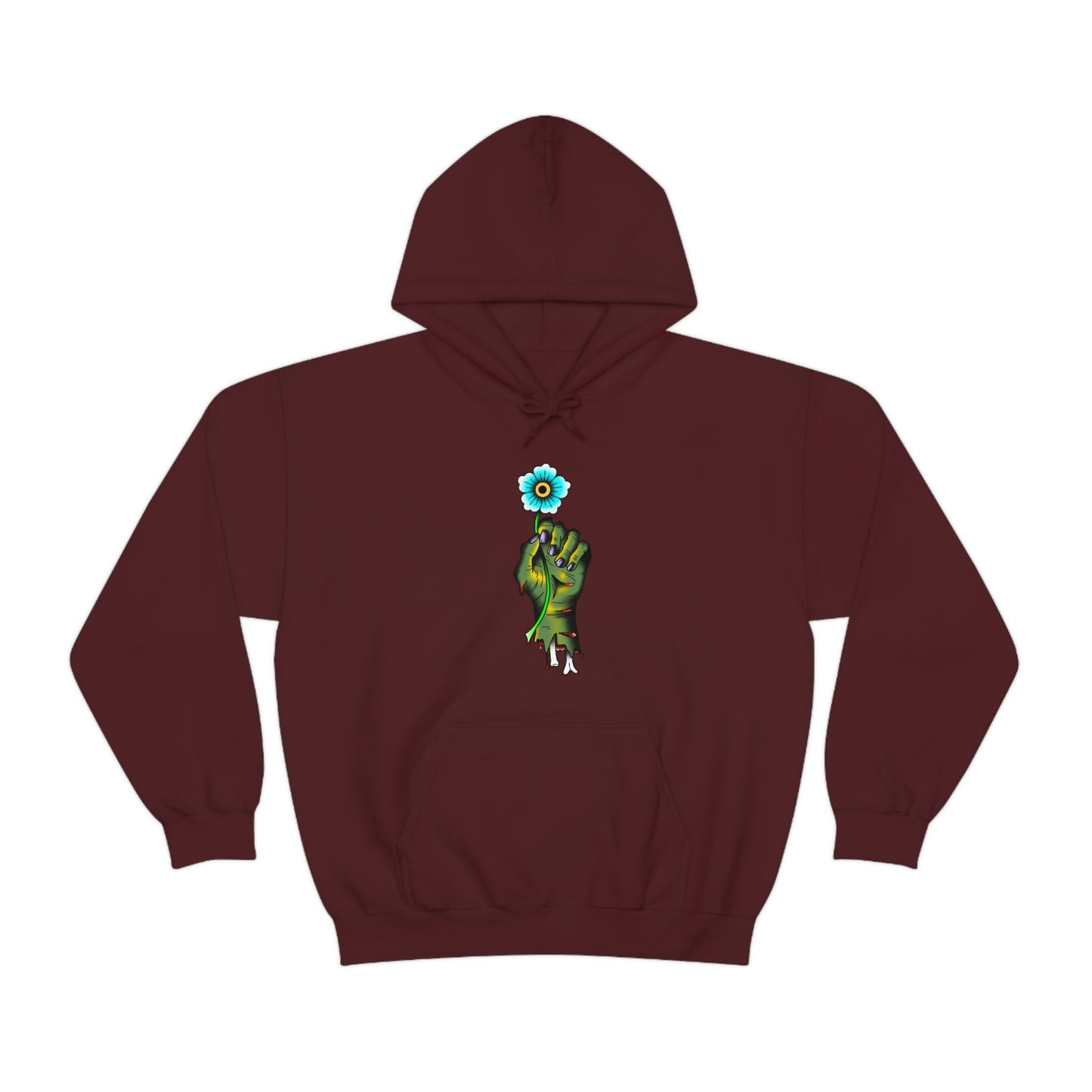 Zombie Flower Unisex Heavy Blend™ Hooded Sweatshirt