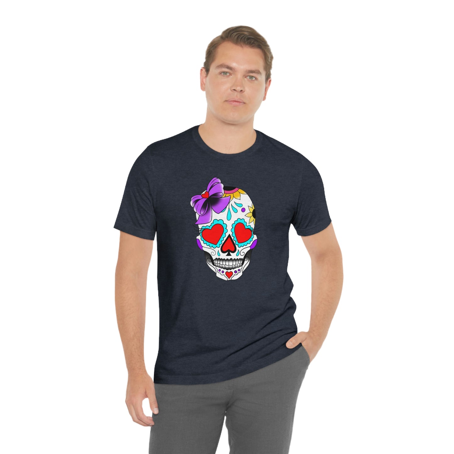 Lady Day of the Dead Unisex Jersey Short Sleeve Tee