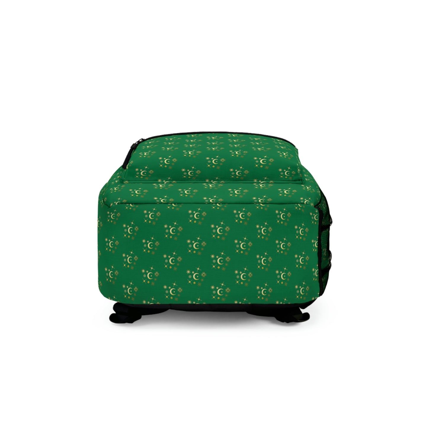 Dark Green Stars Backpack