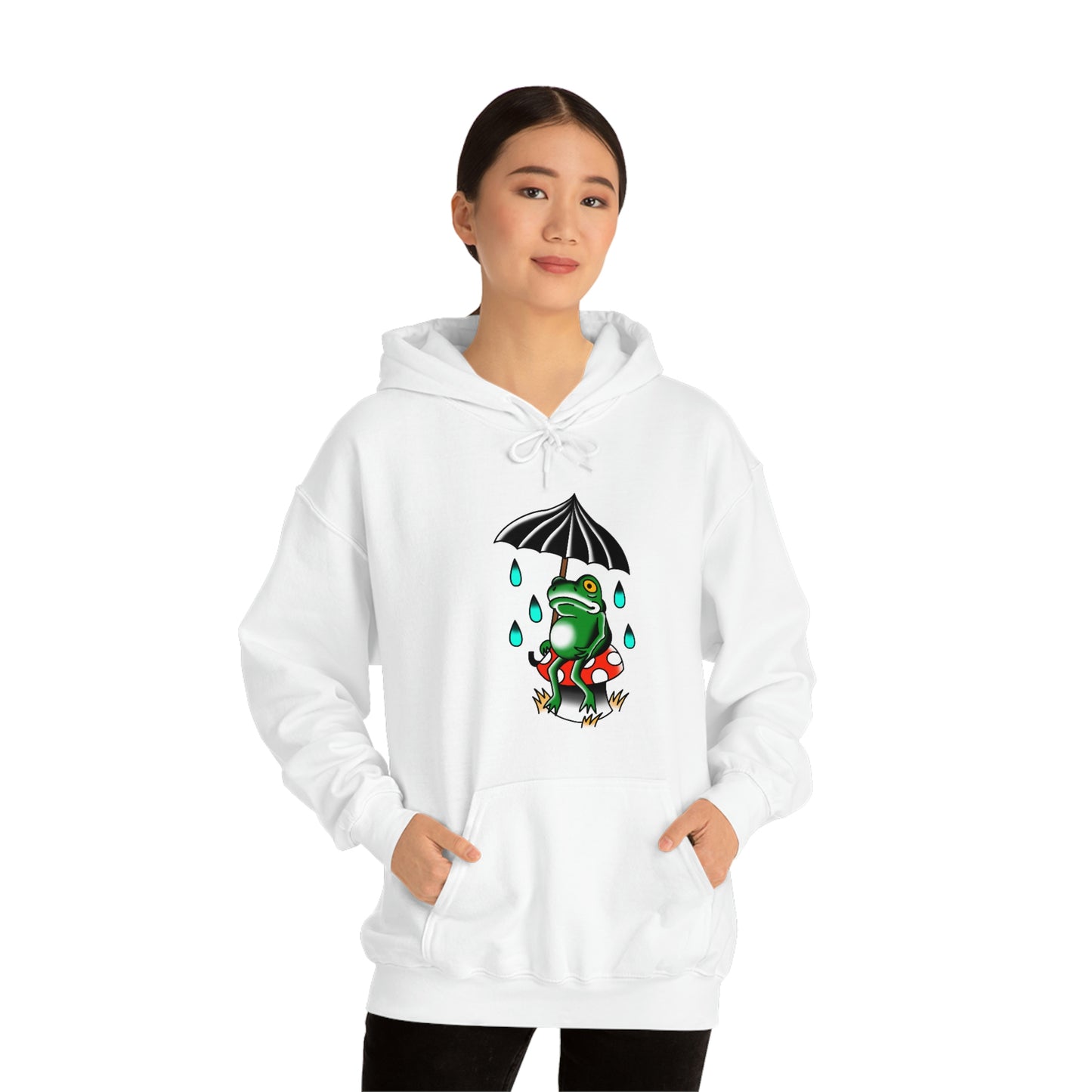 Rainy Day Frog Unisex Heavy Blend™ Hooded Sweatshirt