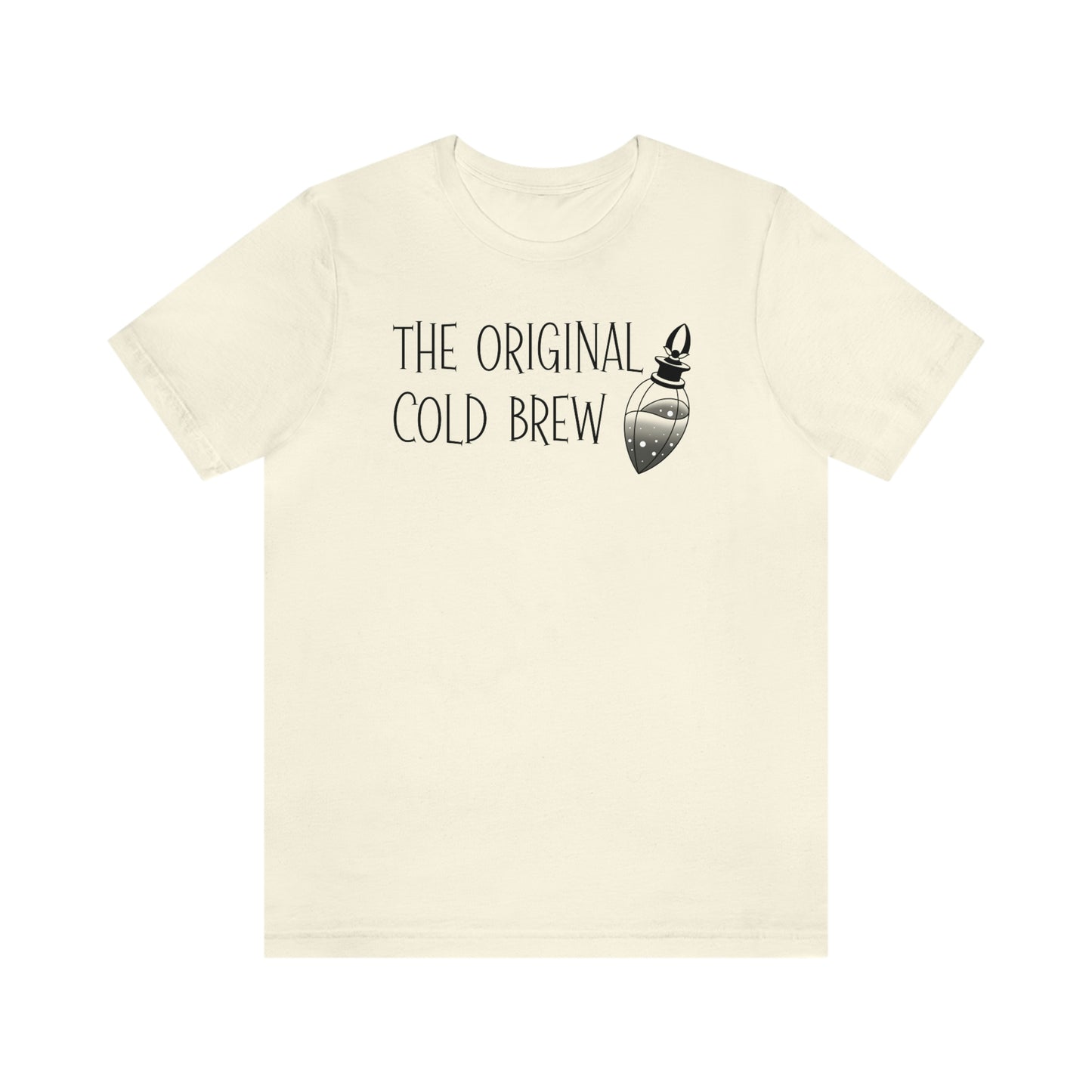 The Original Cold Brew Black Font Unisex Jersey Short Sleeve Tee