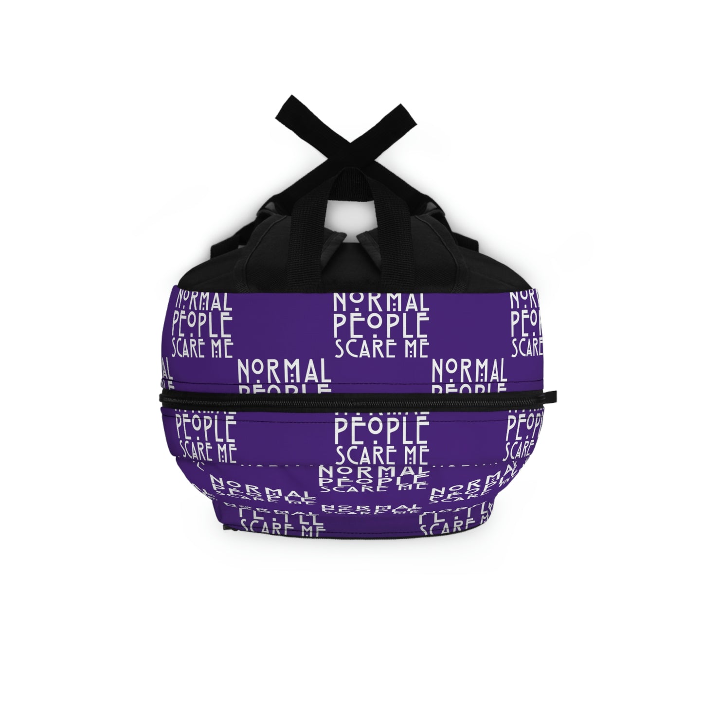 Purple Checkered Normal people Backpack