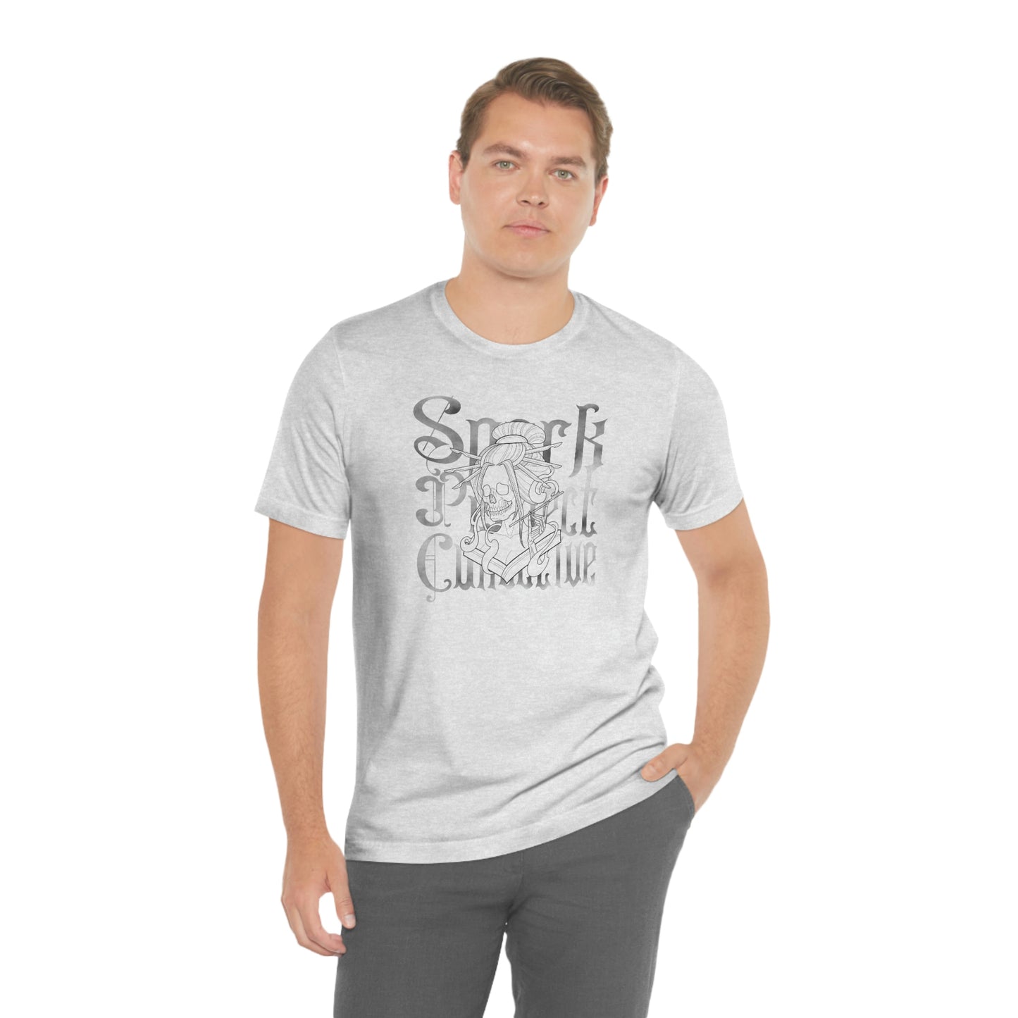 Japanese Spark Black Font Unisex Jersey Short Sleeve Tee