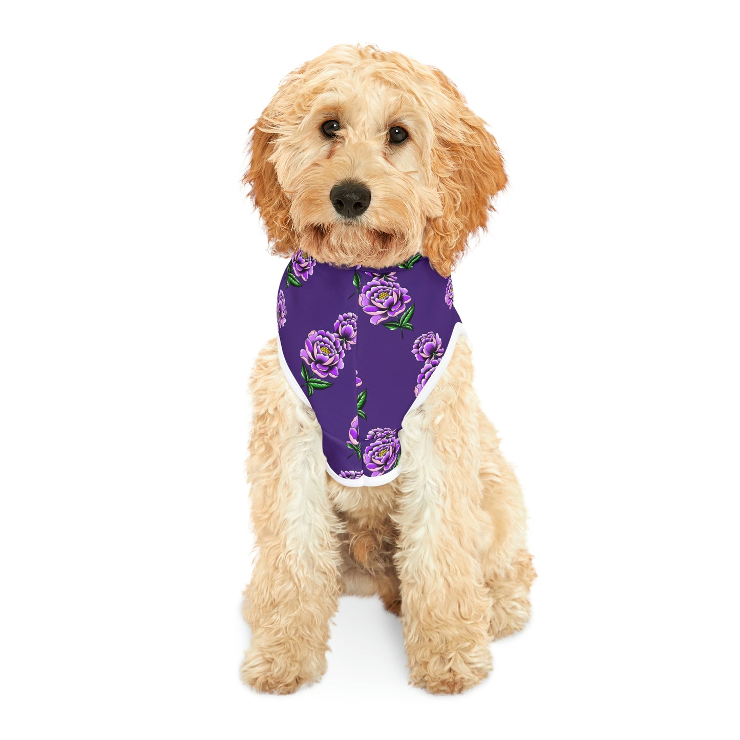 Flower Pattern Dog Hoodie