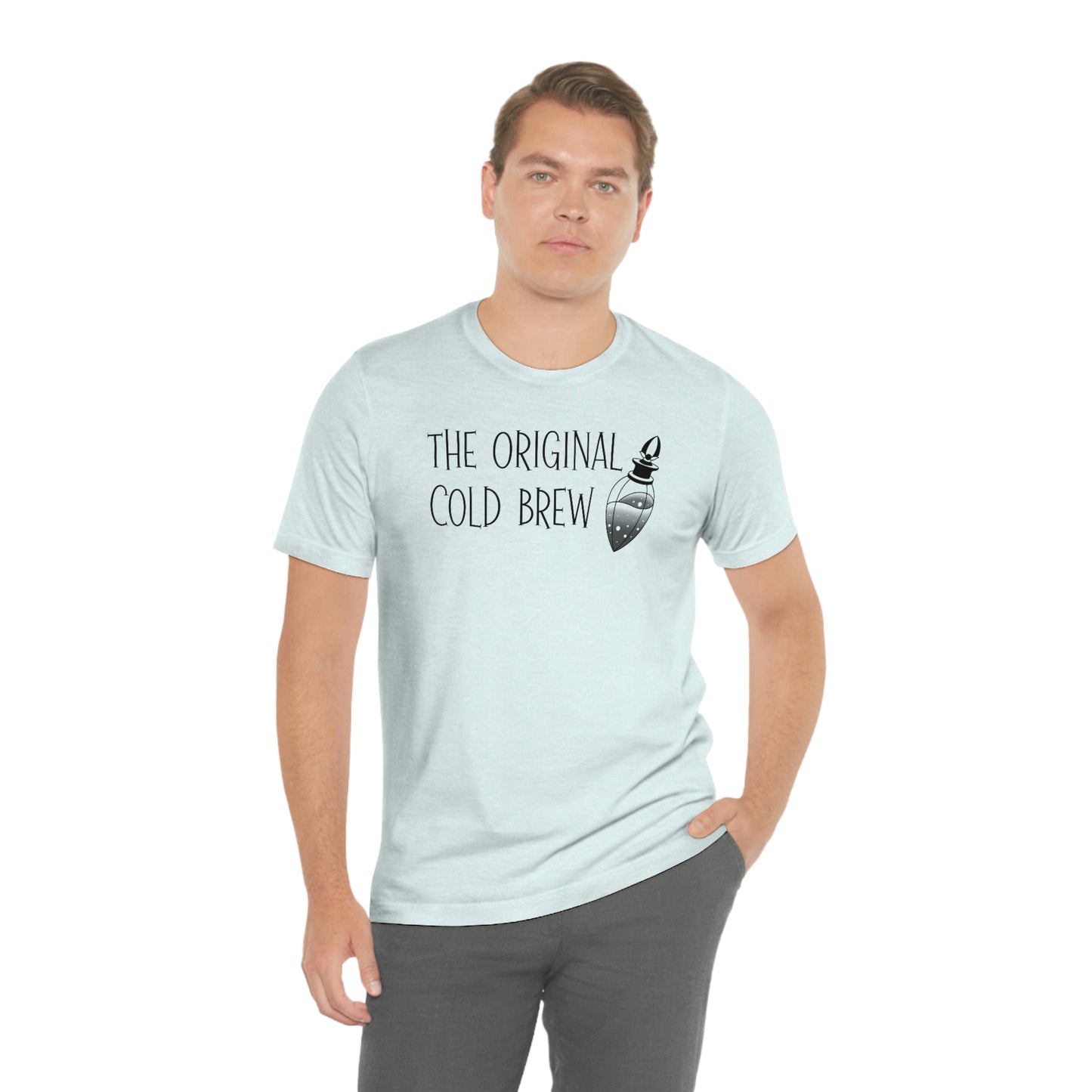 The Original Cold Brew Black Font Unisex Jersey Short Sleeve Tee