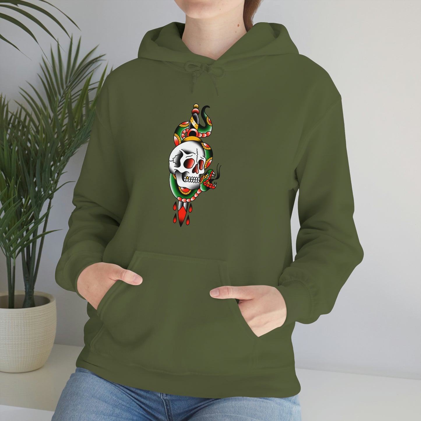 Snake and Dagger Unisex Heavy Blend™ Hooded Sweatshirt