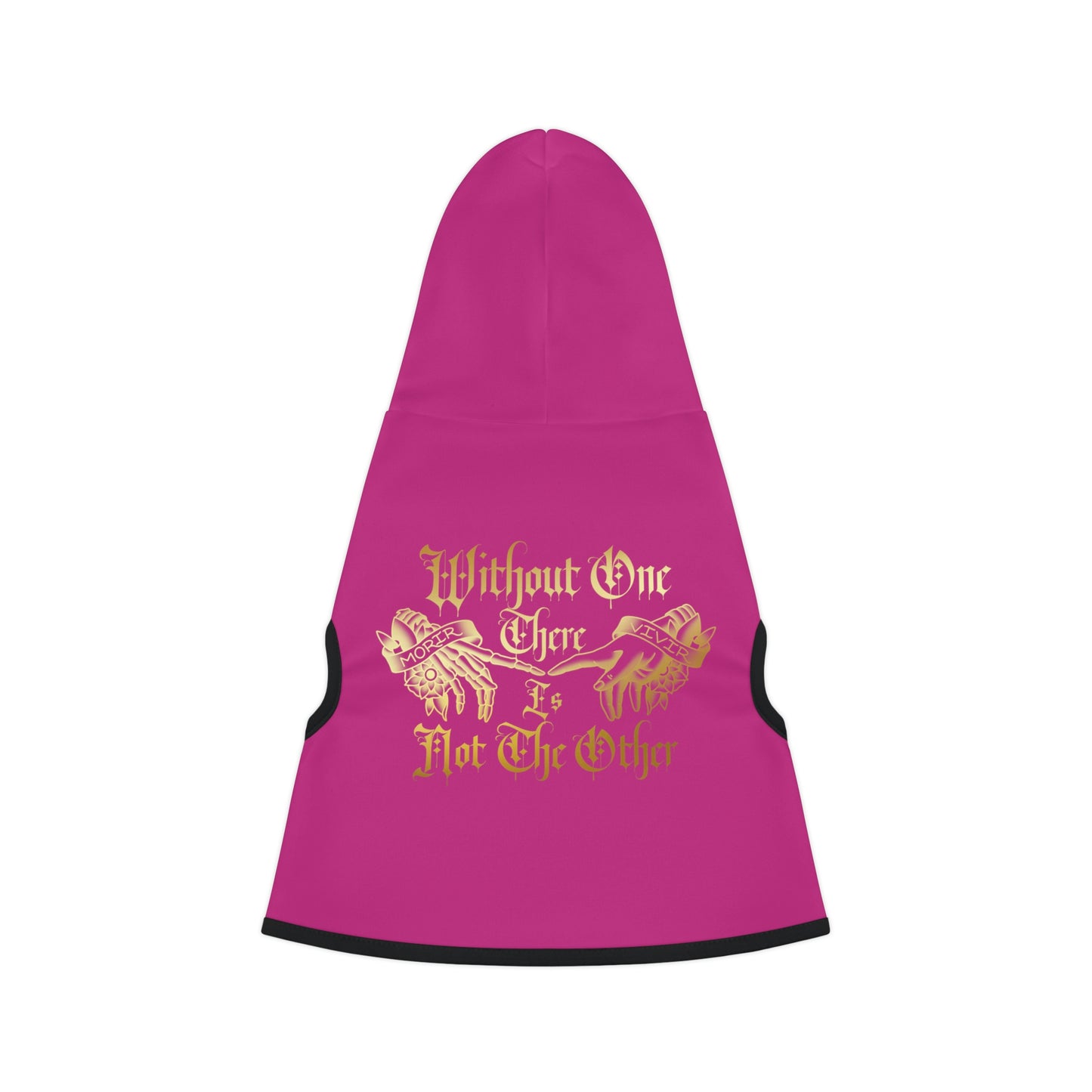 Without One There Is Not The Other Pink Dog Hoodie