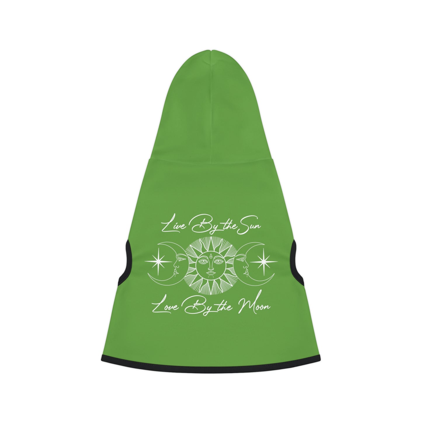 Live By the Sun Lt Green Dog Hoodie