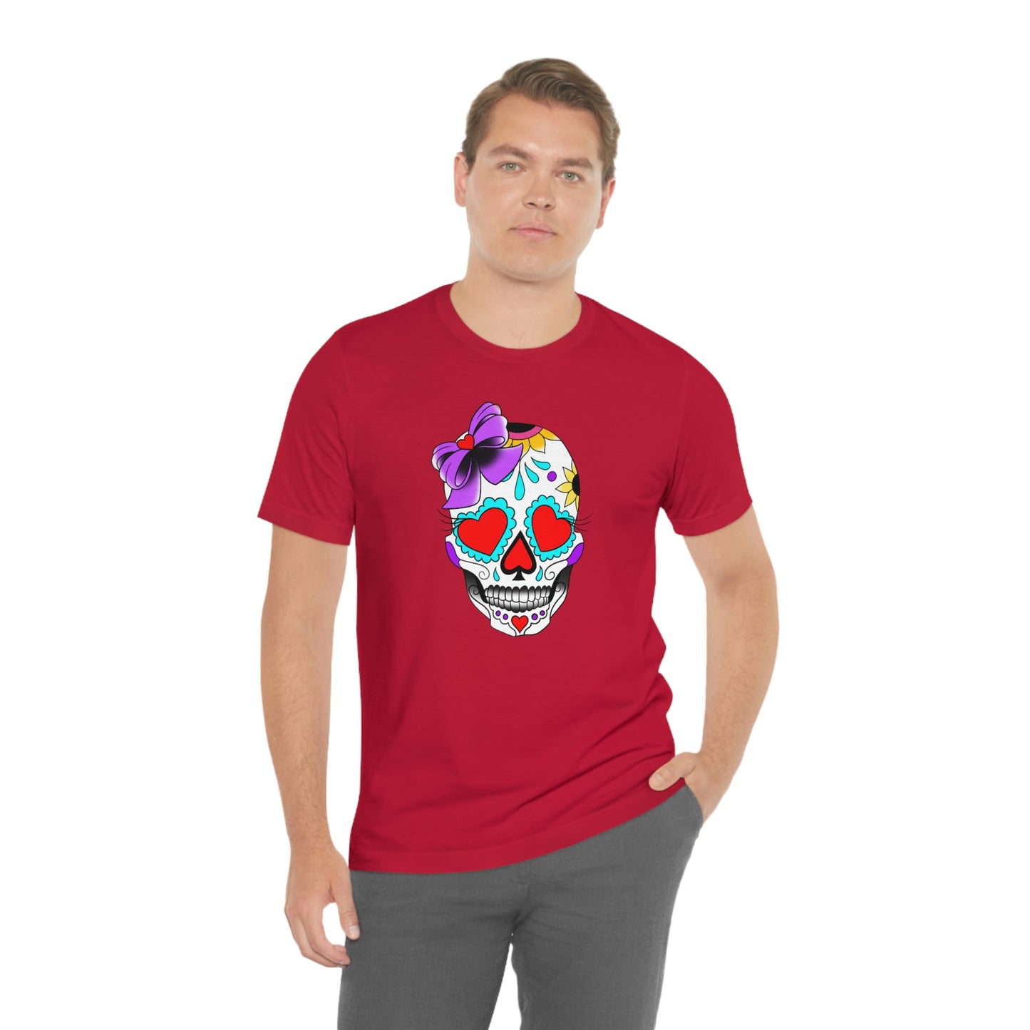 Lady Day of the Dead Unisex Jersey Short Sleeve Tee