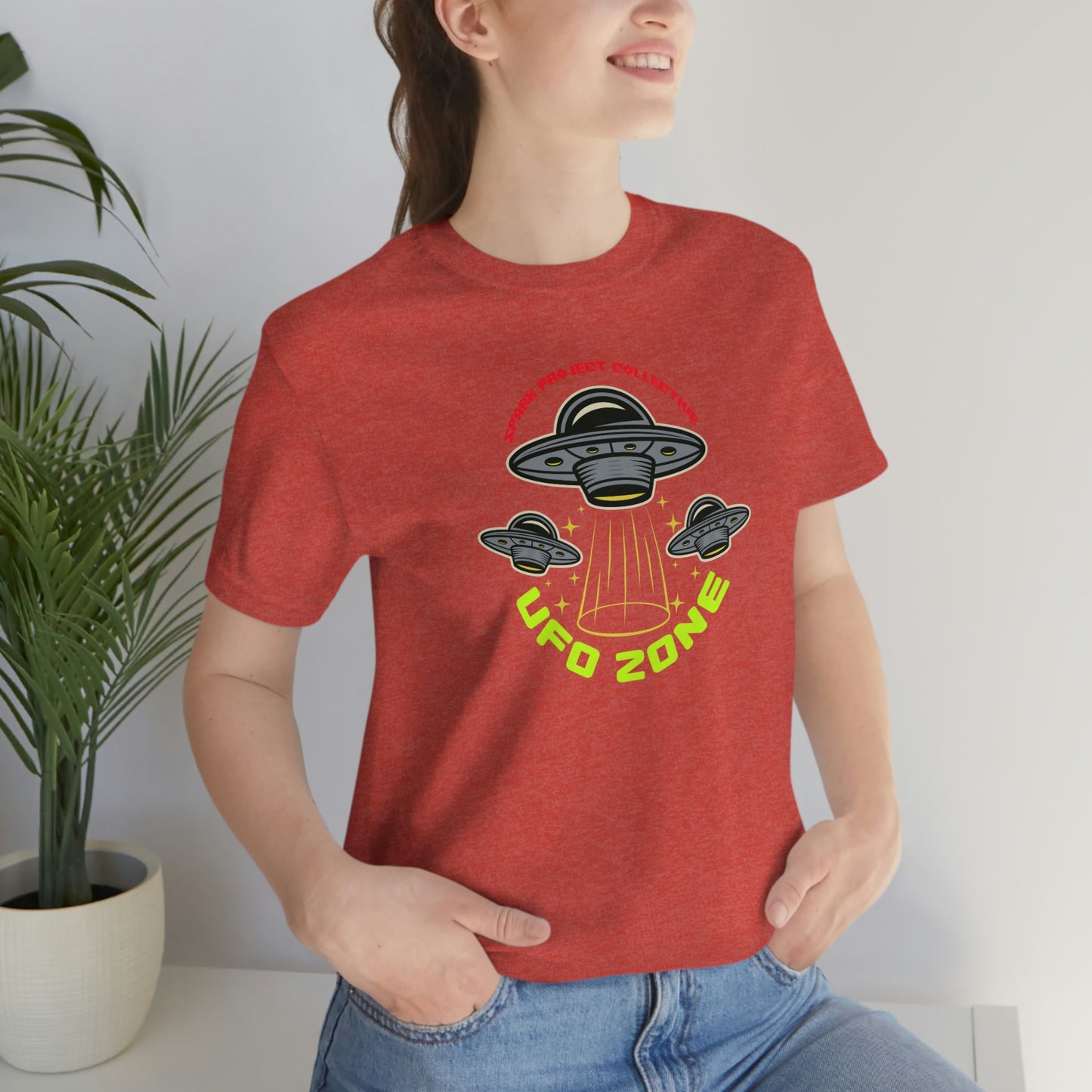 UFO Zone unisex jersey short sleeve tee