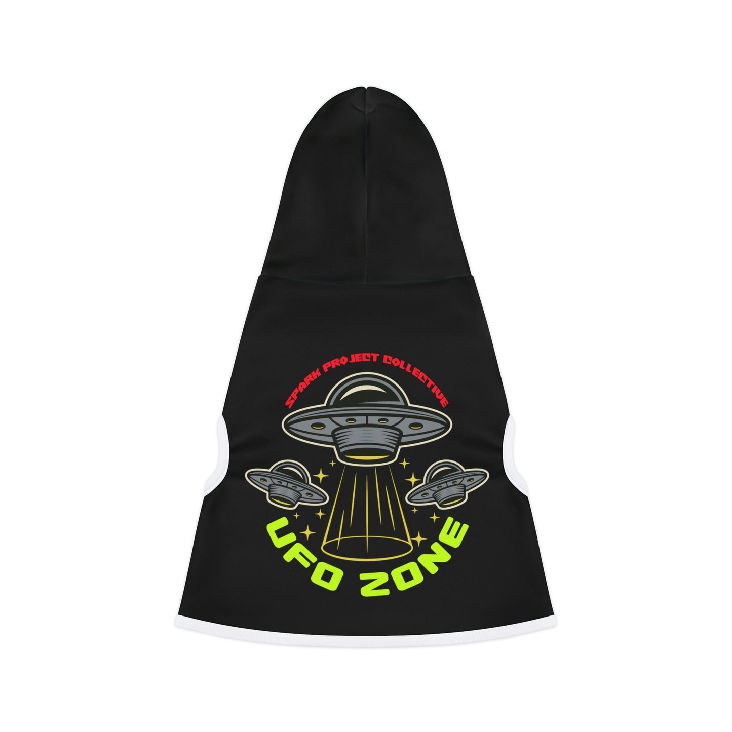 UFO Zone Black Dog Hoodie