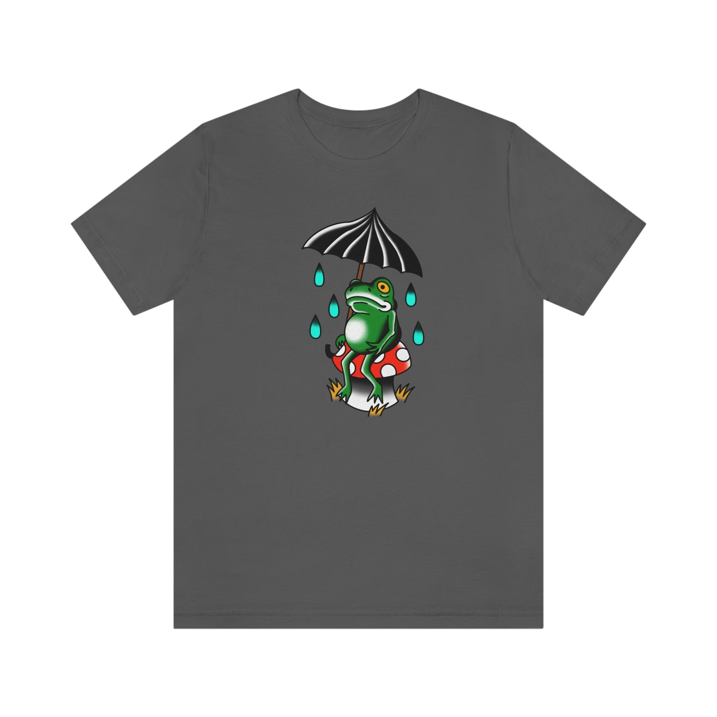 Rainy Day Frog Unisex Jersey Short Sleeve Tee