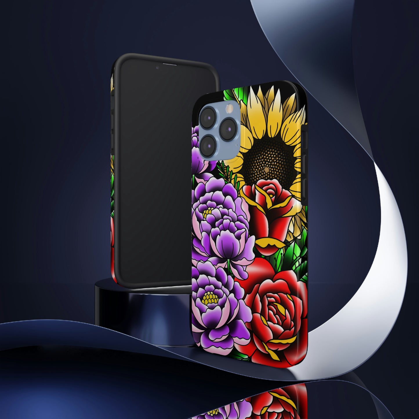 Flower Mix Up Tough Phone Cases, Case-Mate