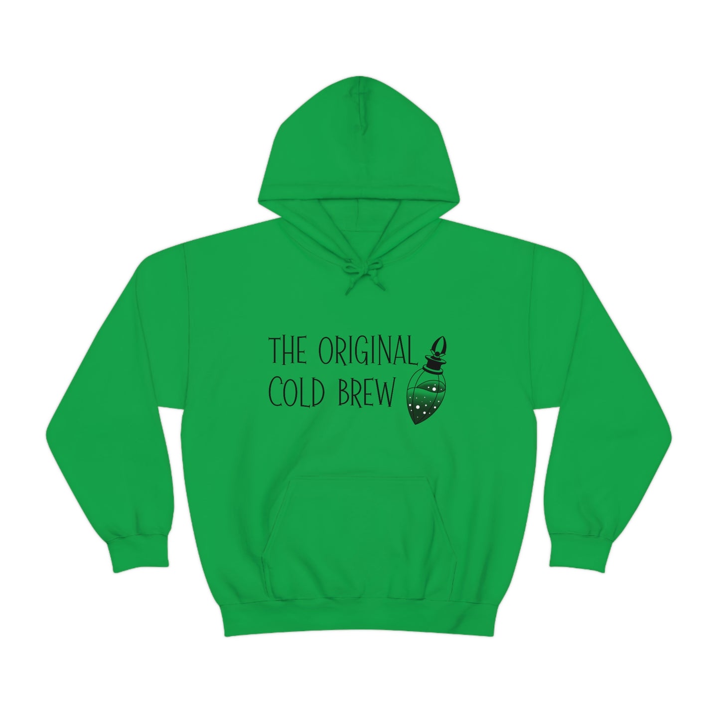 The Original Cold Brew Black Font Unisex Heavy Blend™ Hooded Sweatshirt