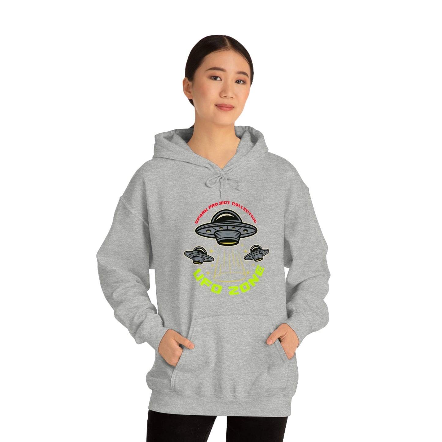 UFO Zone Unisex Heavy Blend™ Hooded Sweatshirt