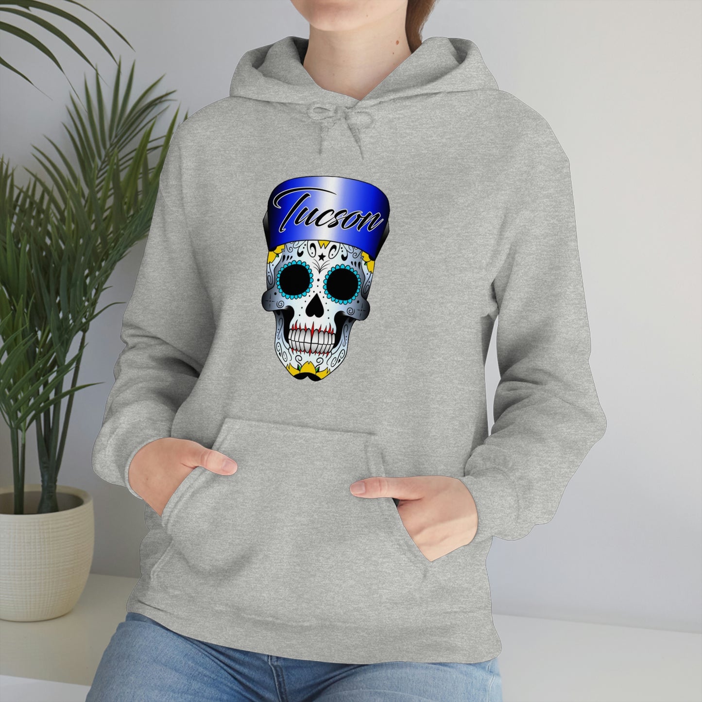 Tucson Skull Unisex Heavy Blend™ Hooded Sweatshirt