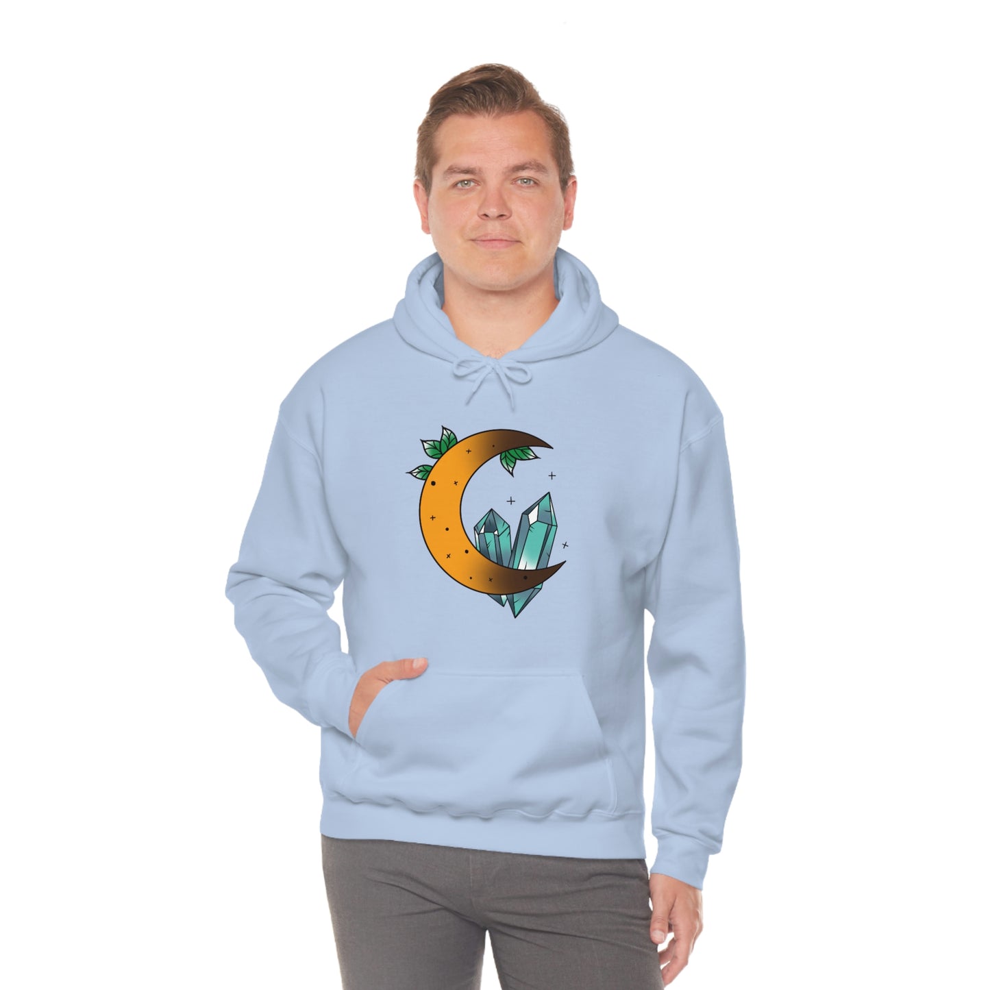 Blue Crystal Unisex Heavy Blend™ Hooded Sweatshirt