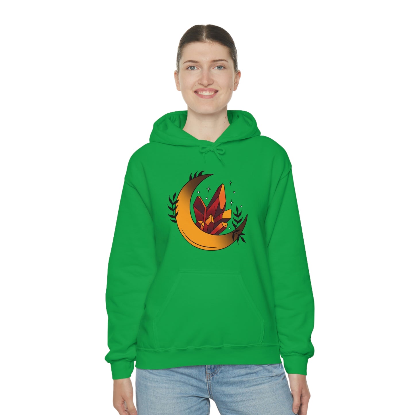 Orange Crystal Unisex Heavy Blend™ Hooded Sweatshirt