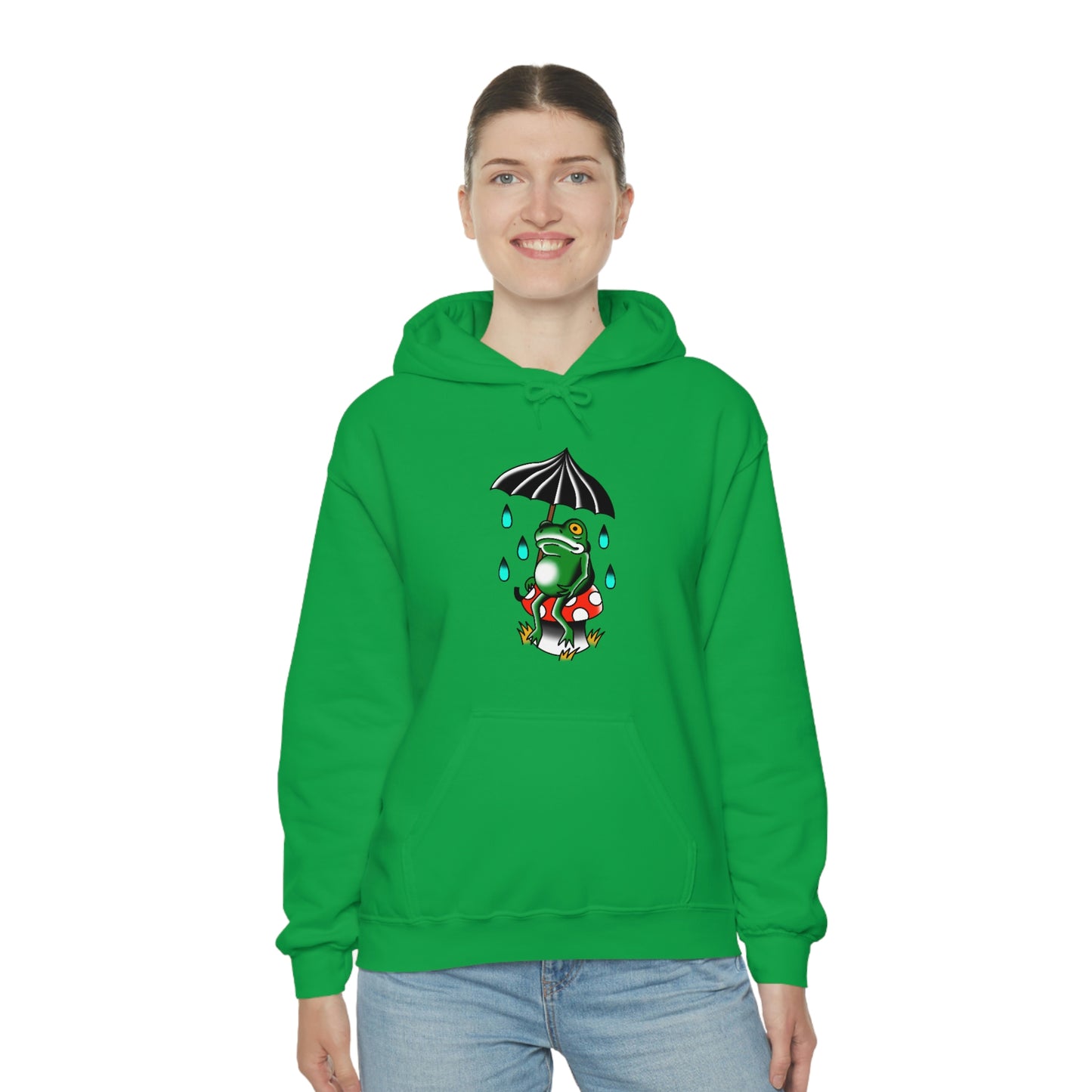 Rainy Day Frog Unisex Heavy Blend™ Hooded Sweatshirt