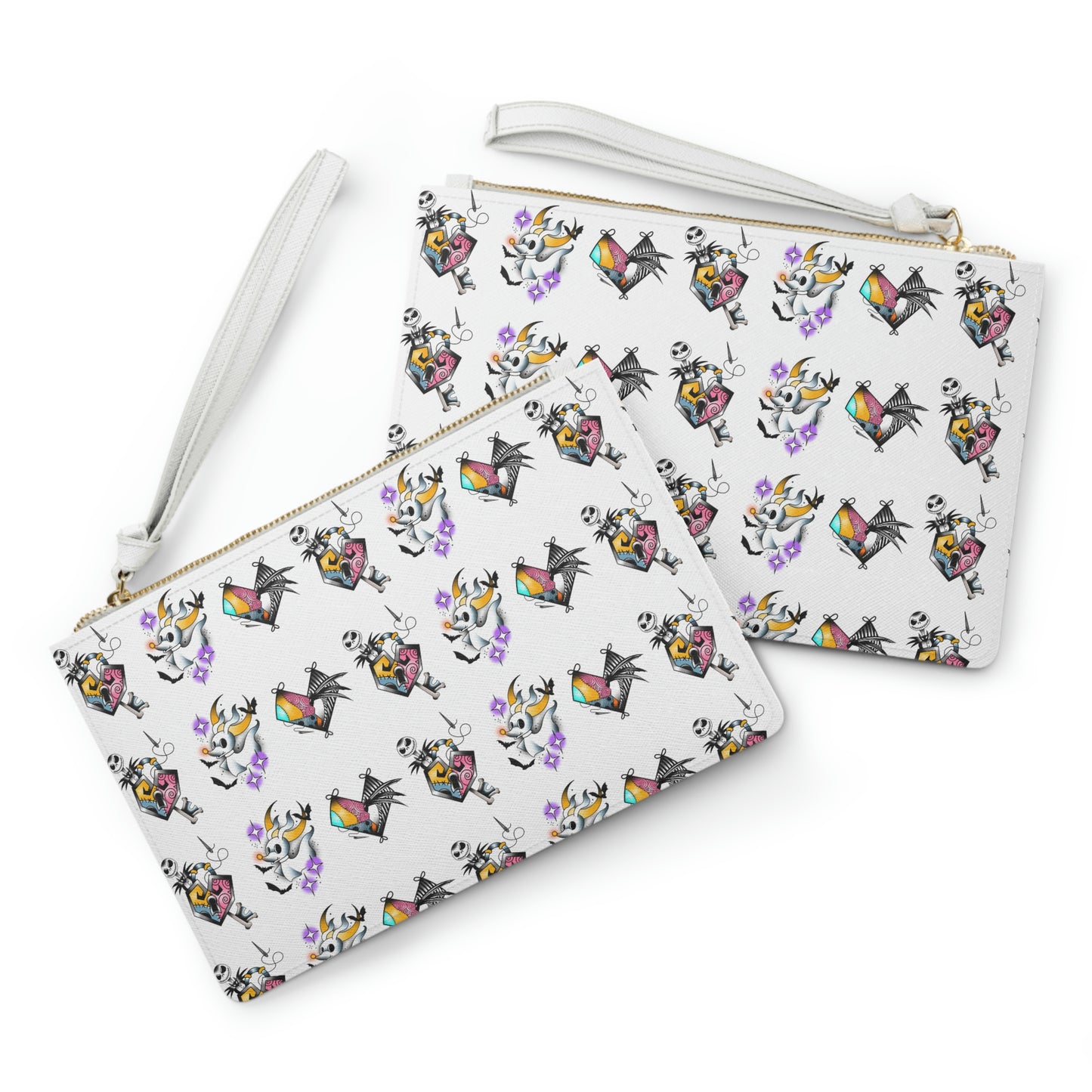 NBC White Clutch Bag