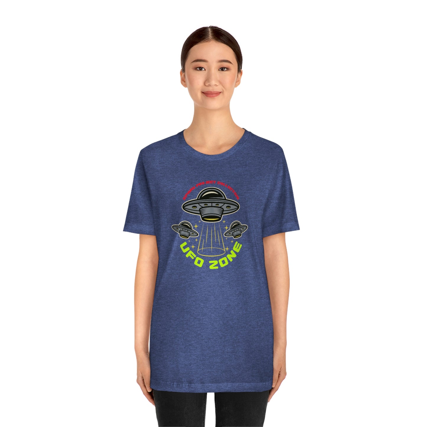 UFO Zone unisex jersey short sleeve tee