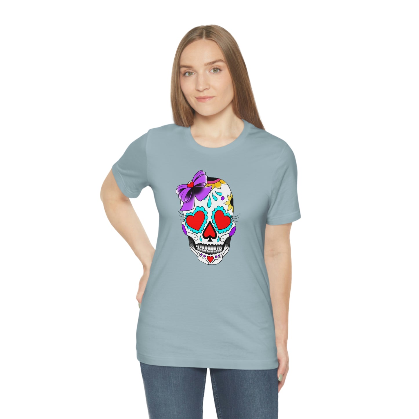 Lady Day of the Dead Unisex Jersey Short Sleeve Tee