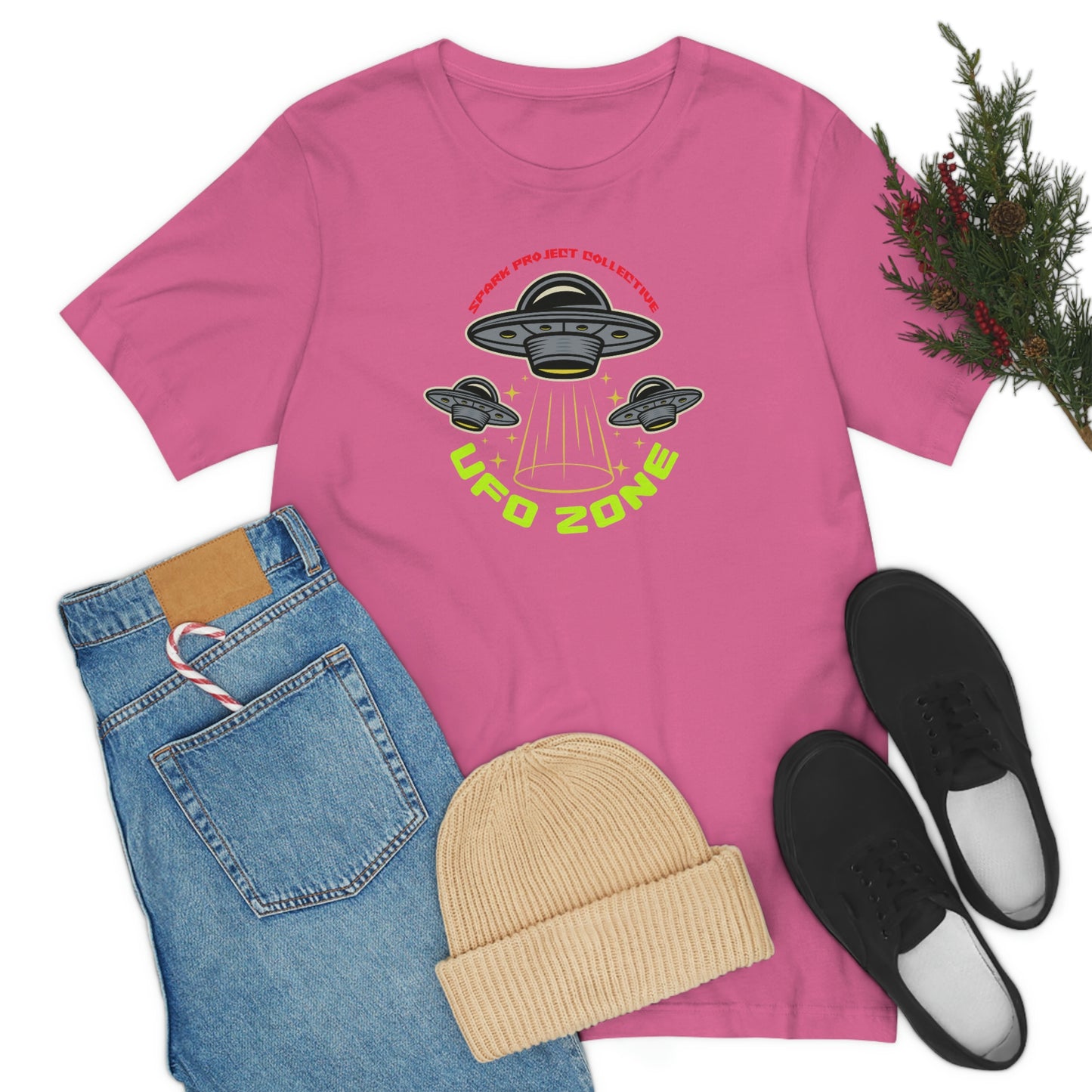 UFO Zone unisex jersey short sleeve tee