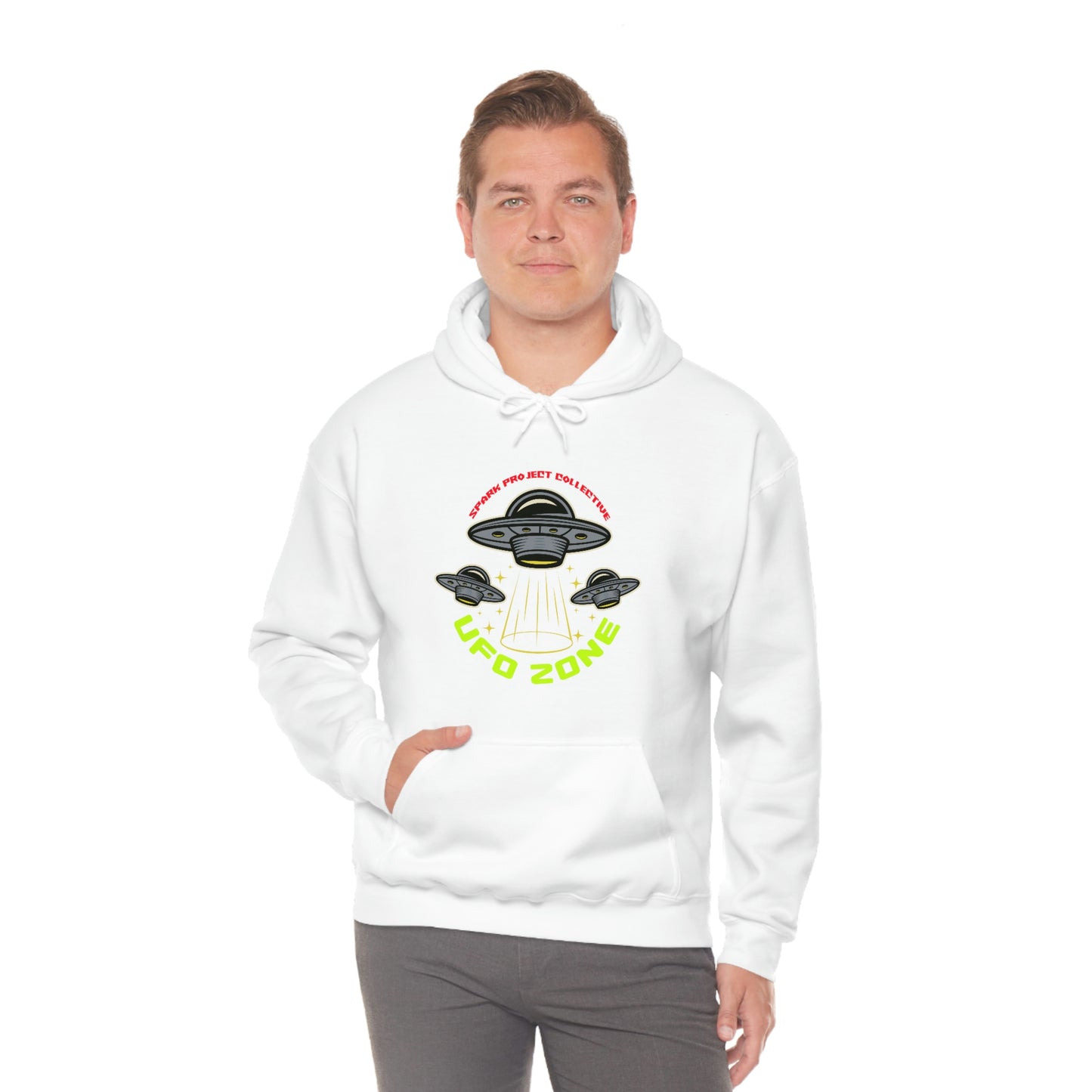 UFO Zone Unisex Heavy Blend™ Hooded Sweatshirt