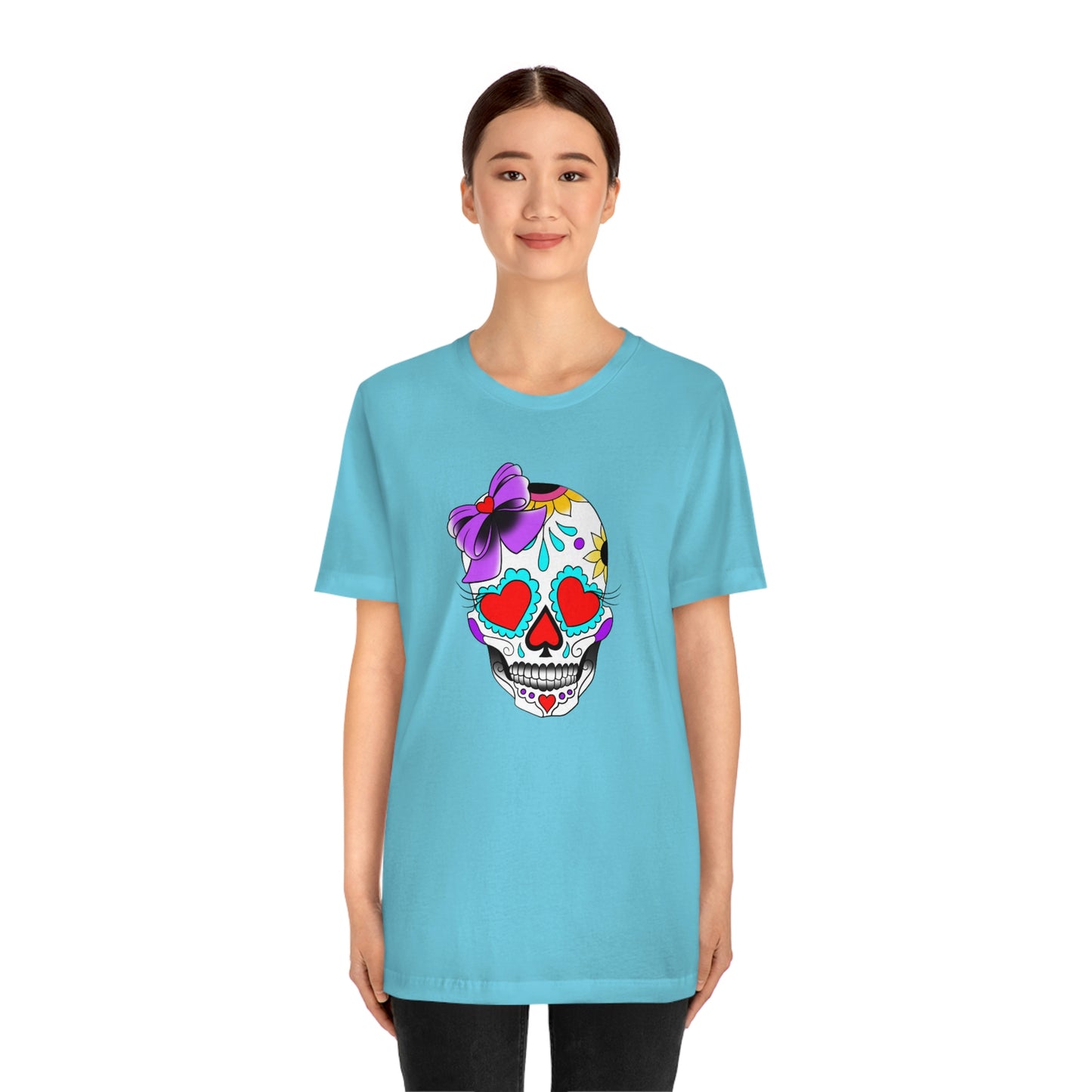 Lady Day of the Dead Unisex Jersey Short Sleeve Tee