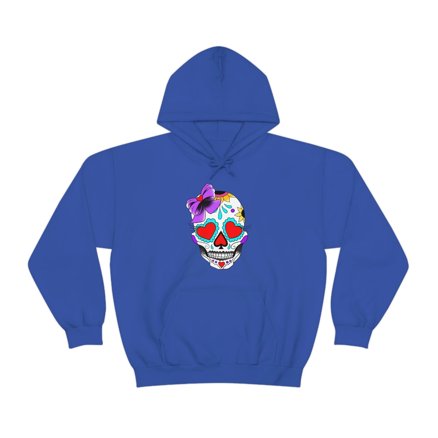 Lady Day of the Dead Unisex Heavy Blend™ Hooded Sweatshirt