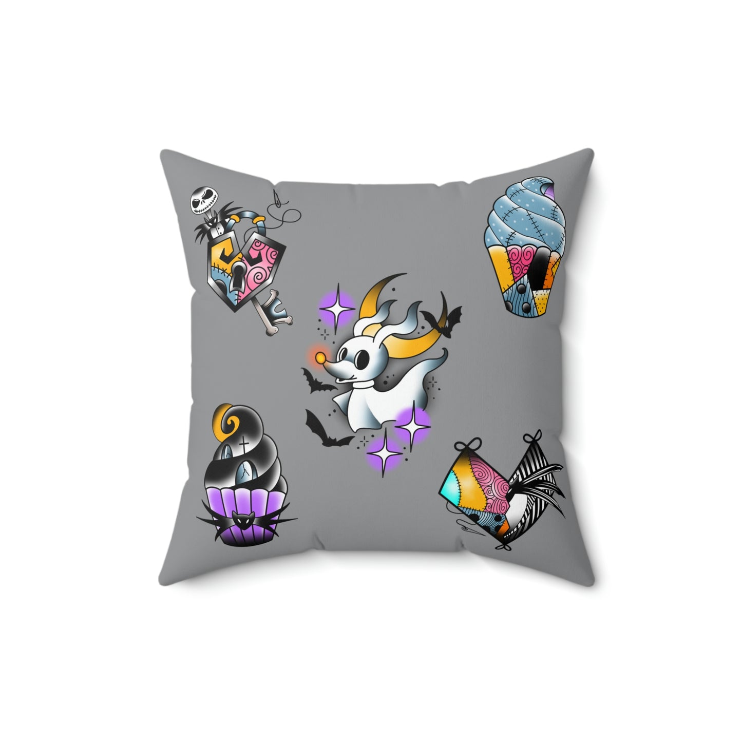 Zero - Japanese Spark Spun Polyester Square Pillow