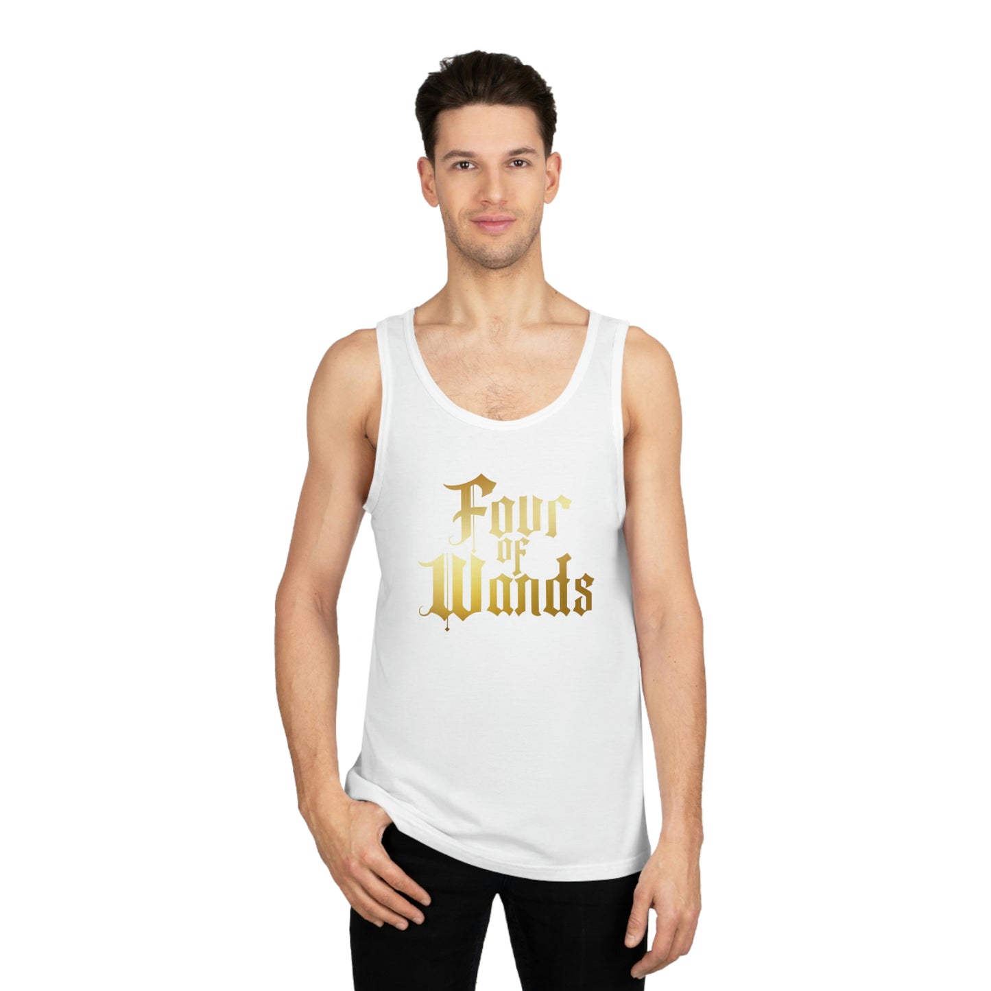 Four of Wands Unisex Softstyle™ Tank Top