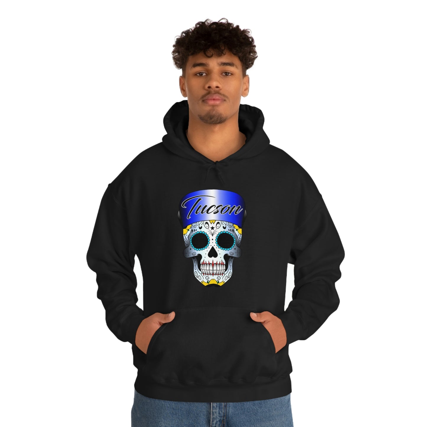 Tucson Skull Unisex Heavy Blend™ Hooded Sweatshirt