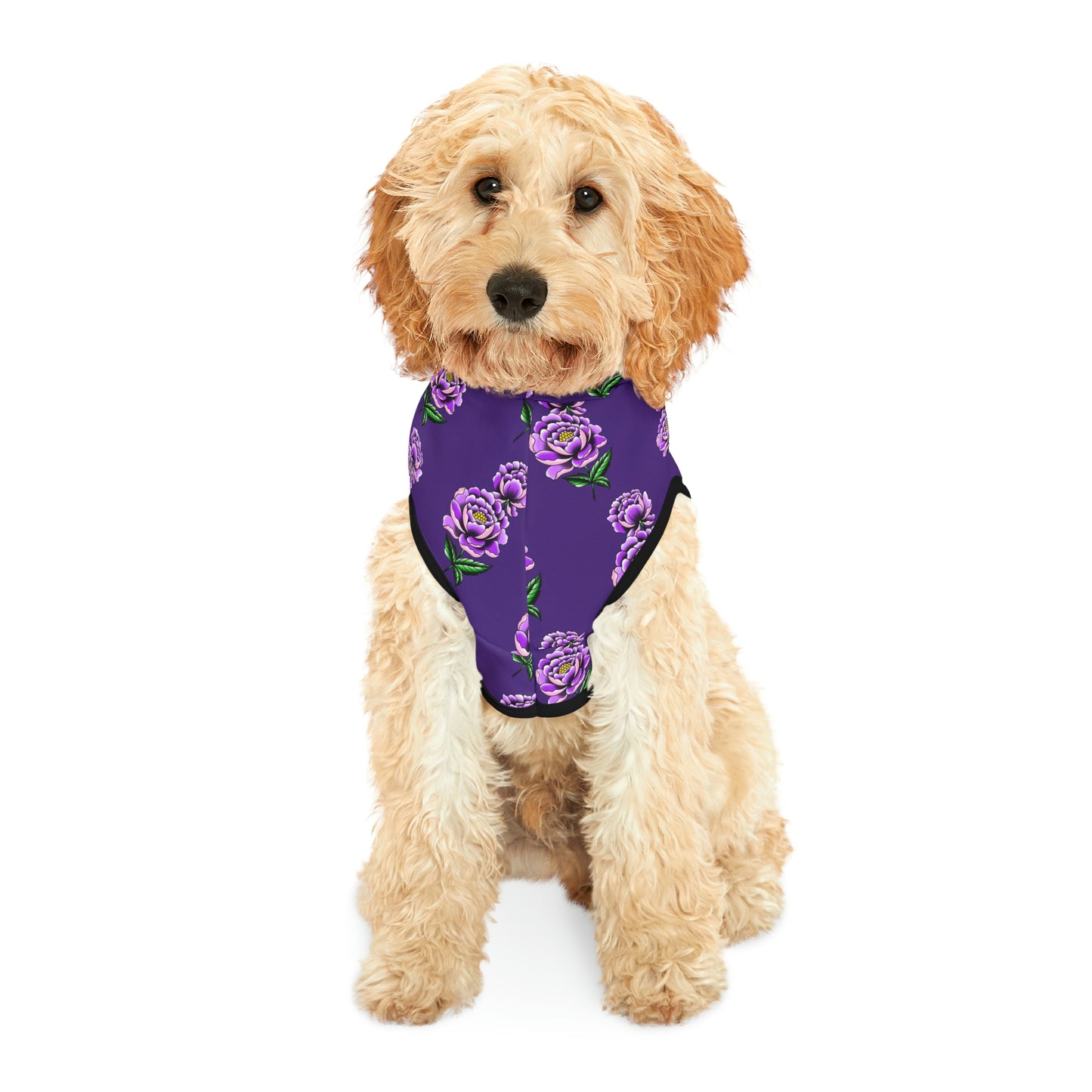 Flower Pattern Dog Hoodie