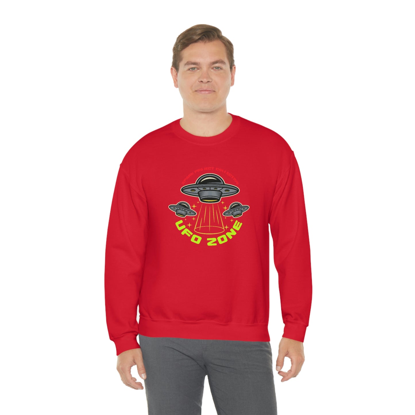 UFO Zone Dark unisex heavy blend crewneck sweatshirt