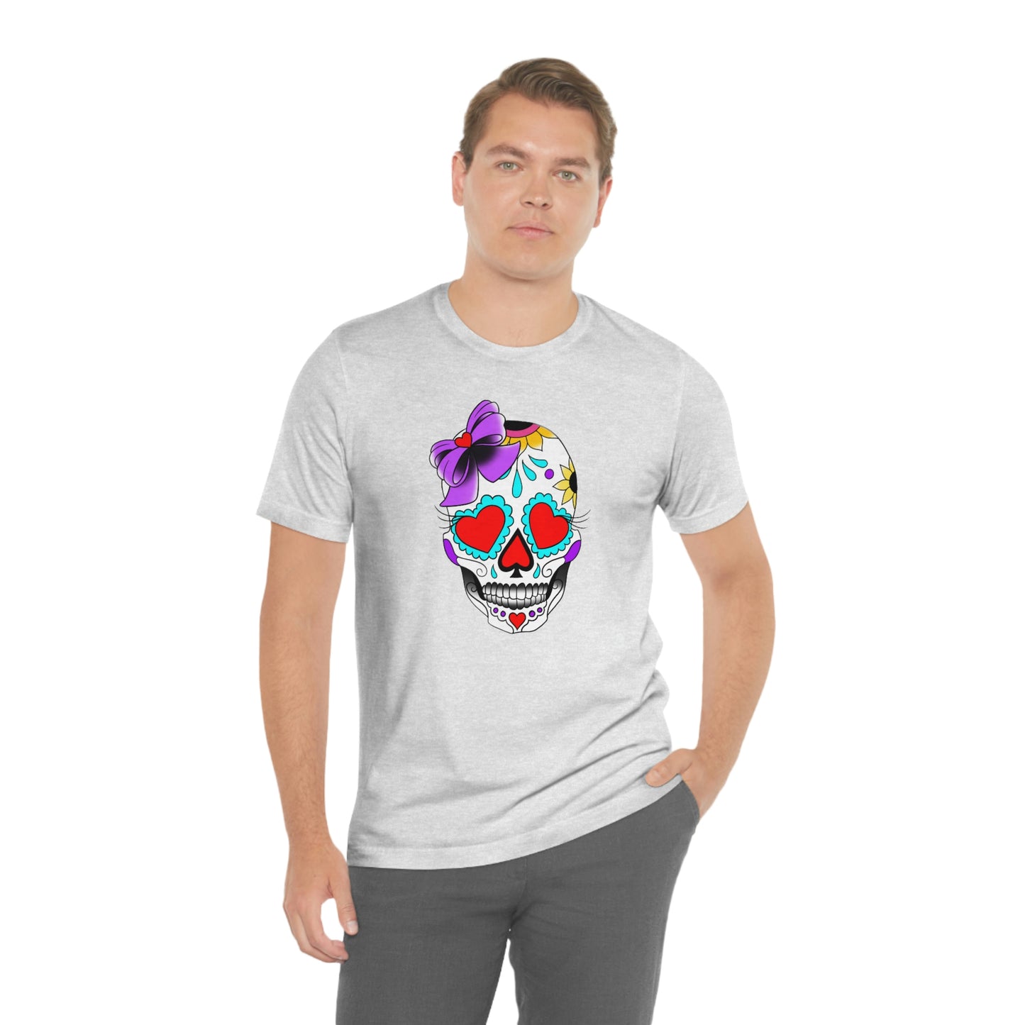 Lady Day of the Dead Unisex Jersey Short Sleeve Tee