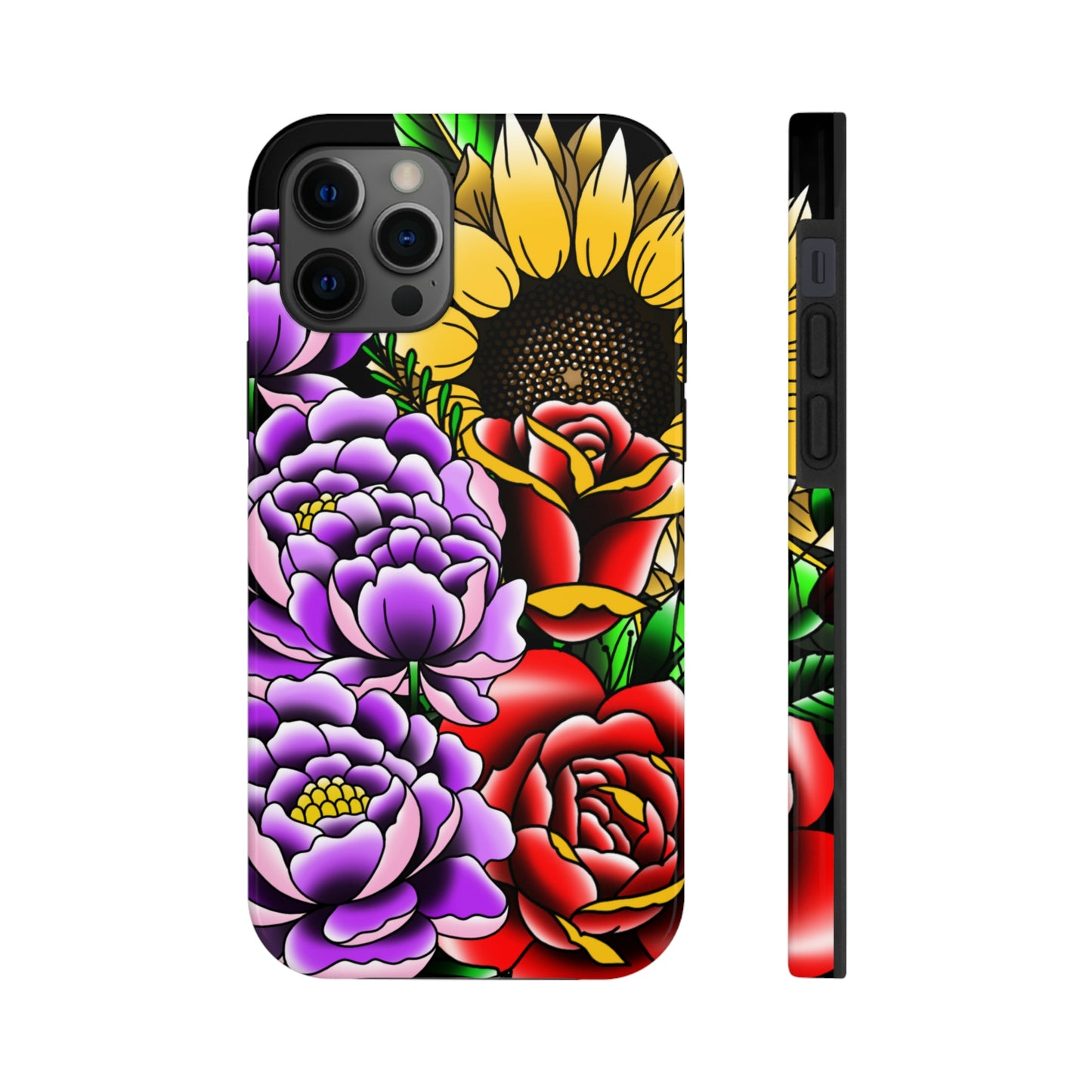 Flower Mix Up Tough Phone Cases, Case-Mate