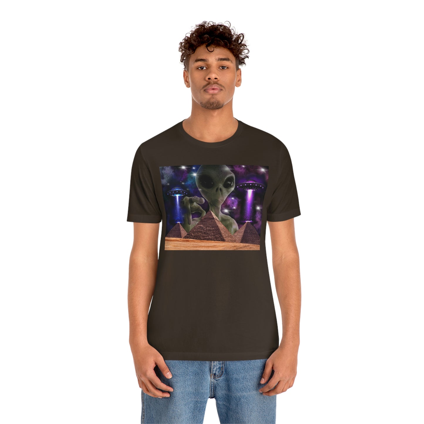 Alien Invasion Unisex Jersey Short Sleeve Tee