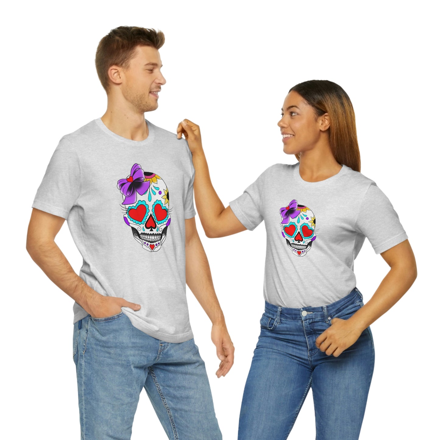 Lady Day of the Dead Unisex Jersey Short Sleeve Tee