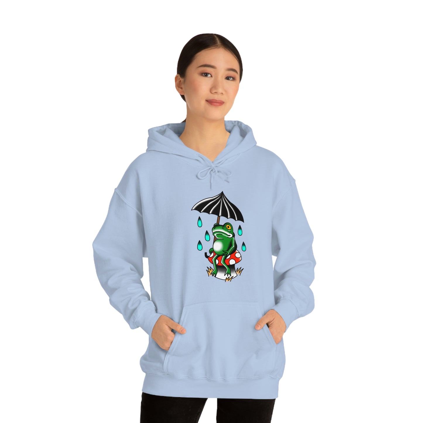 Rainy Day Frog Unisex Heavy Blend™ Hooded Sweatshirt