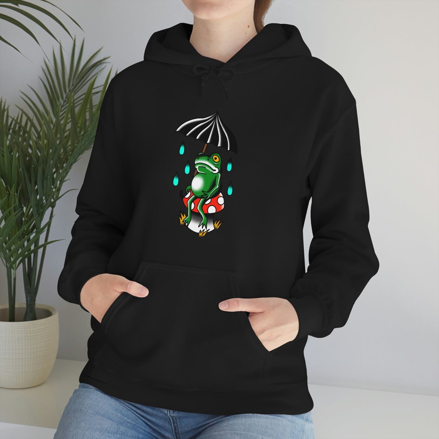 Rainy Day Frog Unisex Heavy Blend™ Hooded Sweatshirt