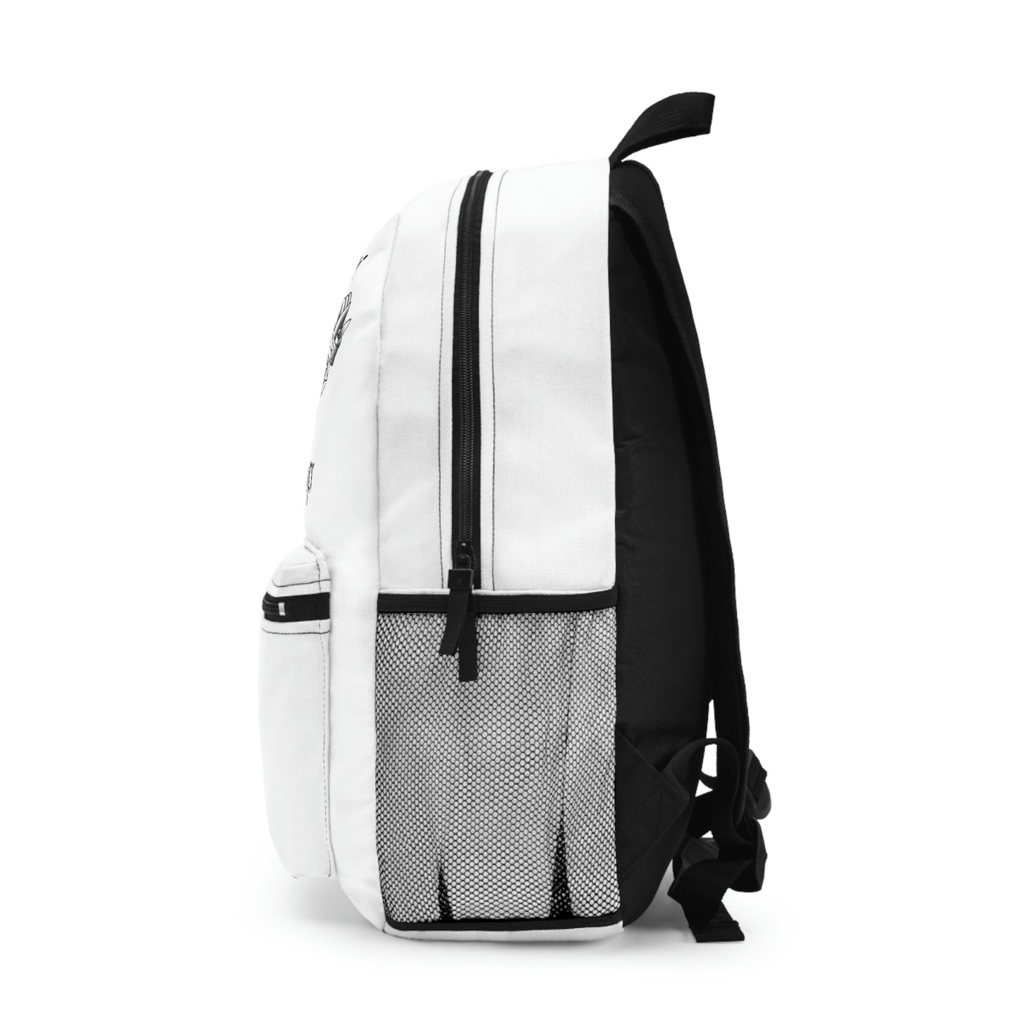 White Without the other Backpack