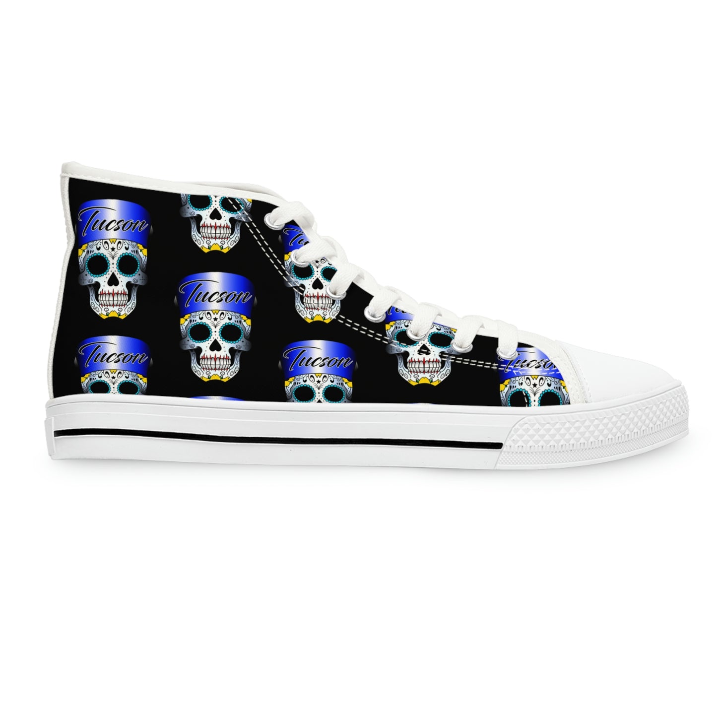 Tucson Skull Women's High Top Sneakers